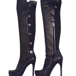 GUESS by Marciano Netania BLACK Thigh High BOOTS Size 7 ½M